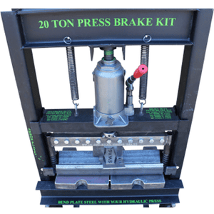 JEGS Shop Press Brake Attachment [Bends Material up to 12 in. long & 3/8  in. Thick]